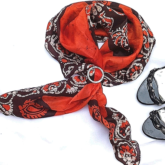 Handwoven Silk Scarf - Picture 1 of 6